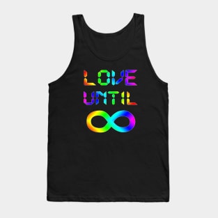 Love Until Infinity LGBT Gay Pride Tank Top